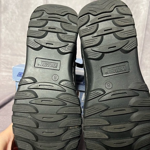 Khombu Women's Black Fur-Trim Winter Boots - Picture 4 of 5